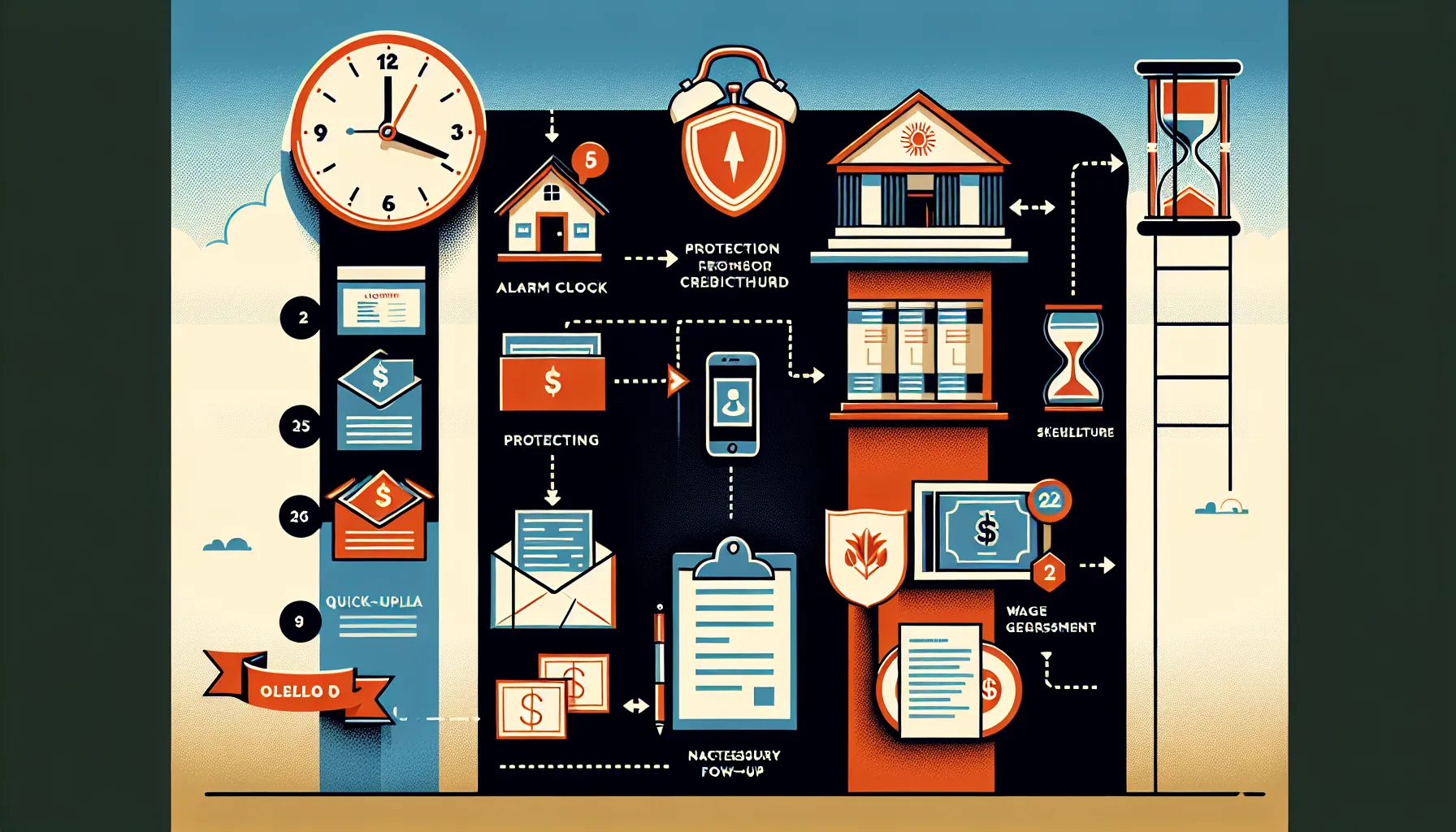 timeline of urgent bankruptcy filing steps in California