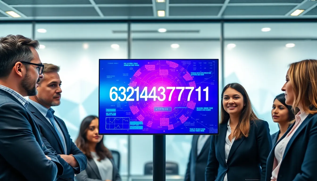 diverse team discussing data analytics in a modern office.