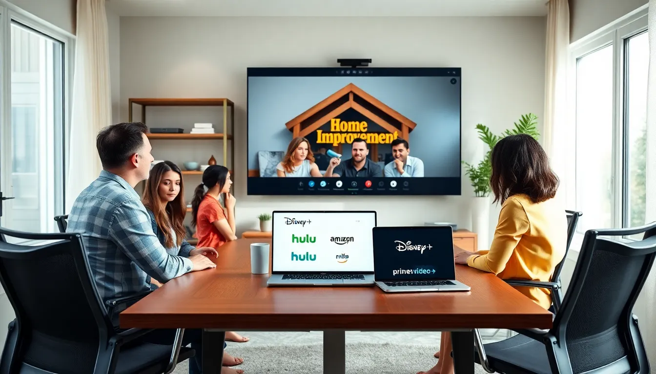 professionals discussing streaming options for Home Improvement.