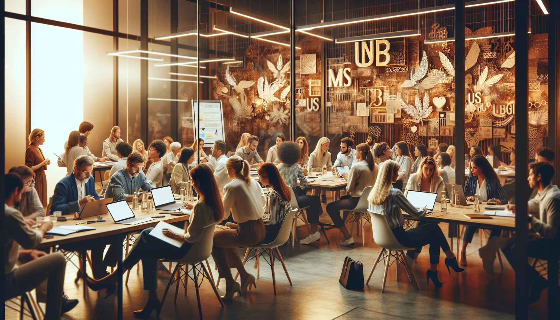 diverse group participating in a collaborative workshop on Zeldazilinsky.