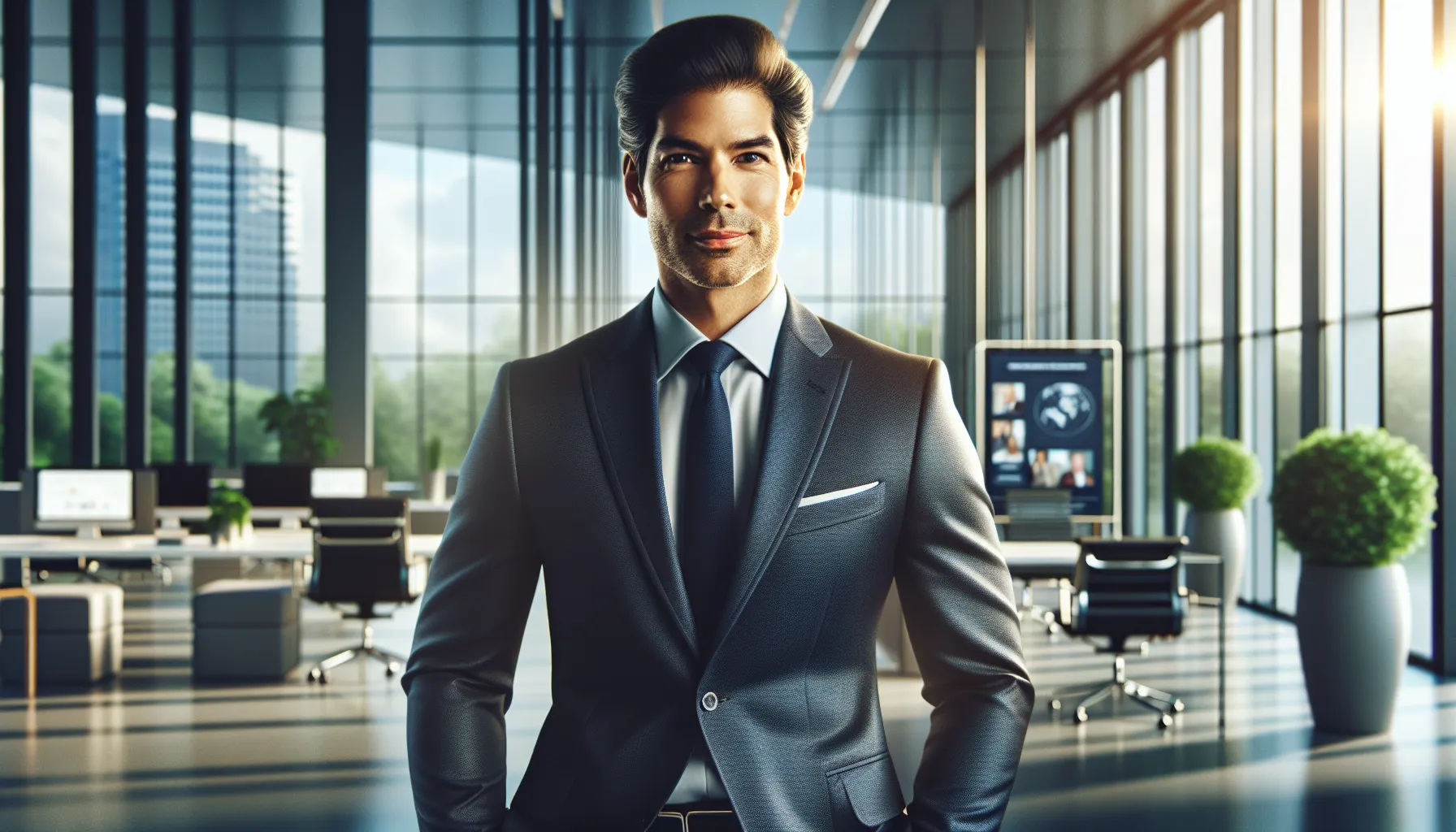 Calsikifle Weniomar in a modern office, inspiring community impact.