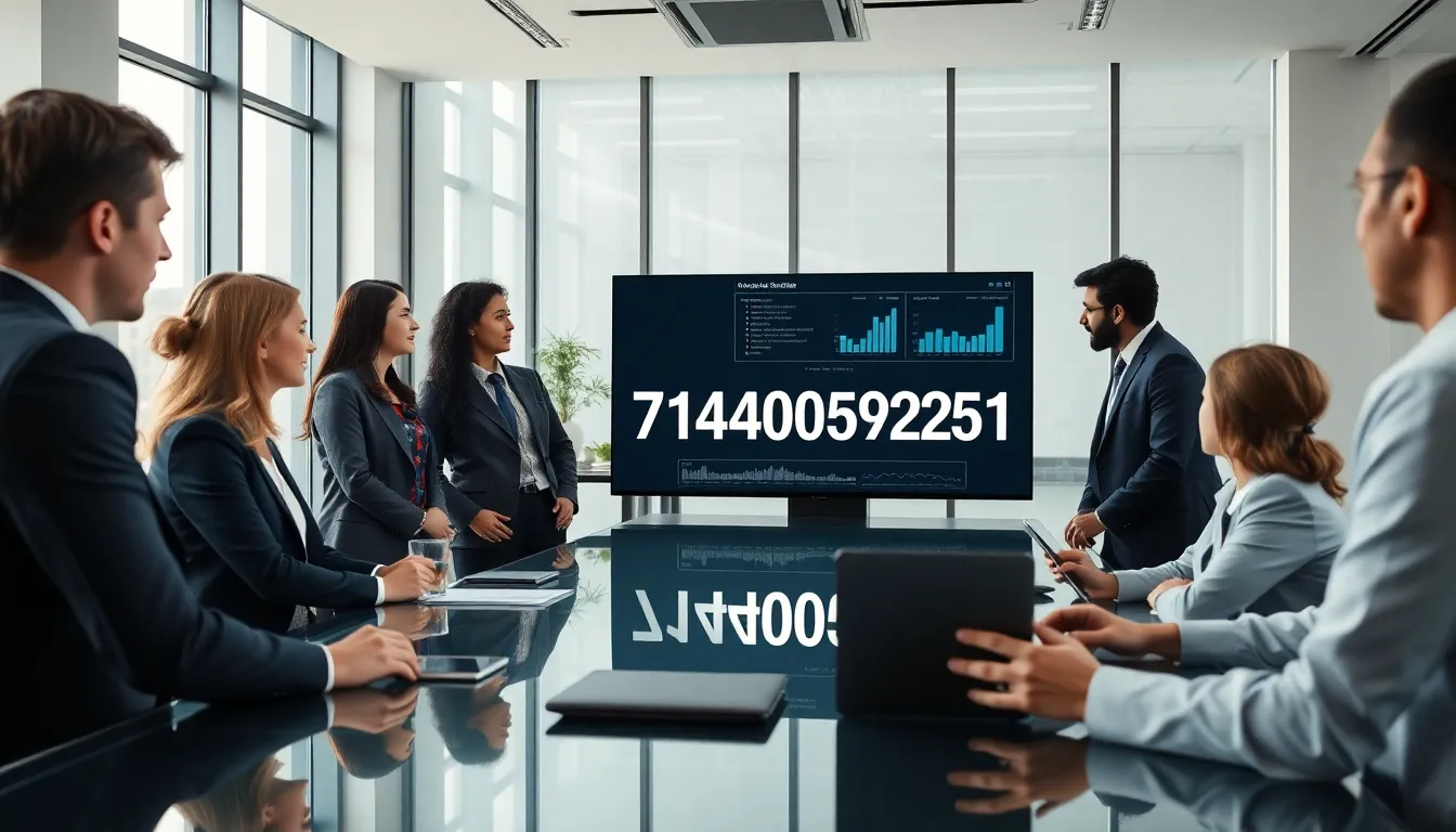 diverse team collaborating on data analysis in a modern office.