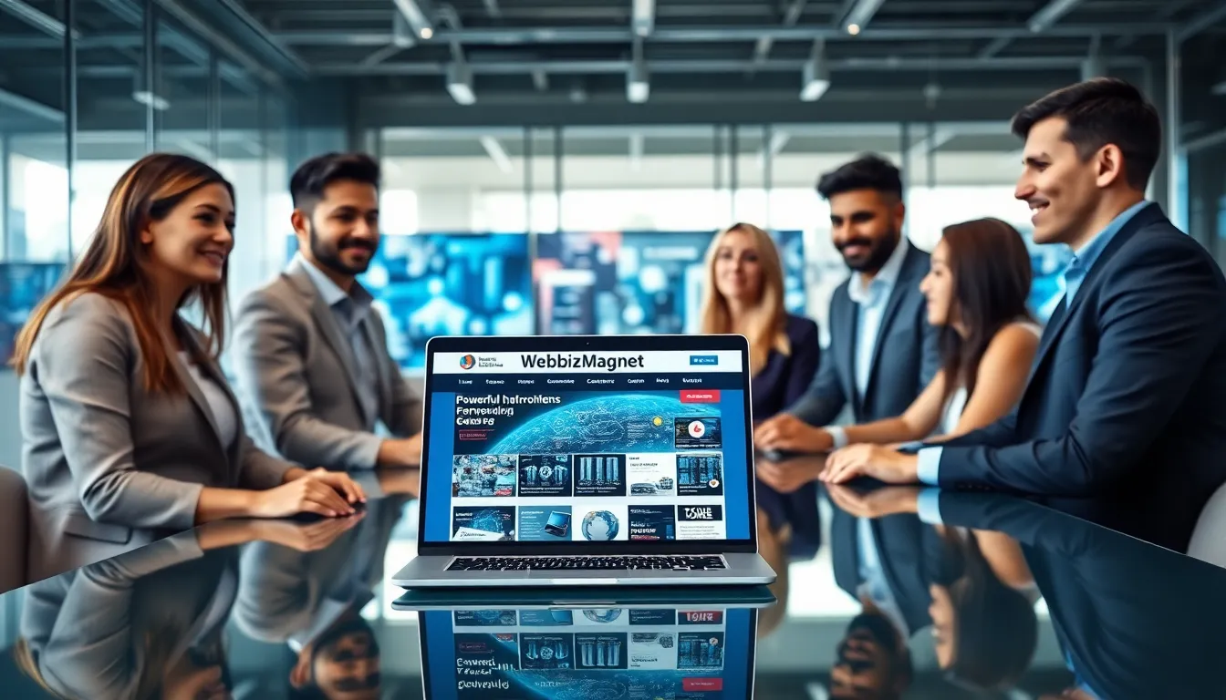 diverse team collaborating on hardware solutions in a modern office.