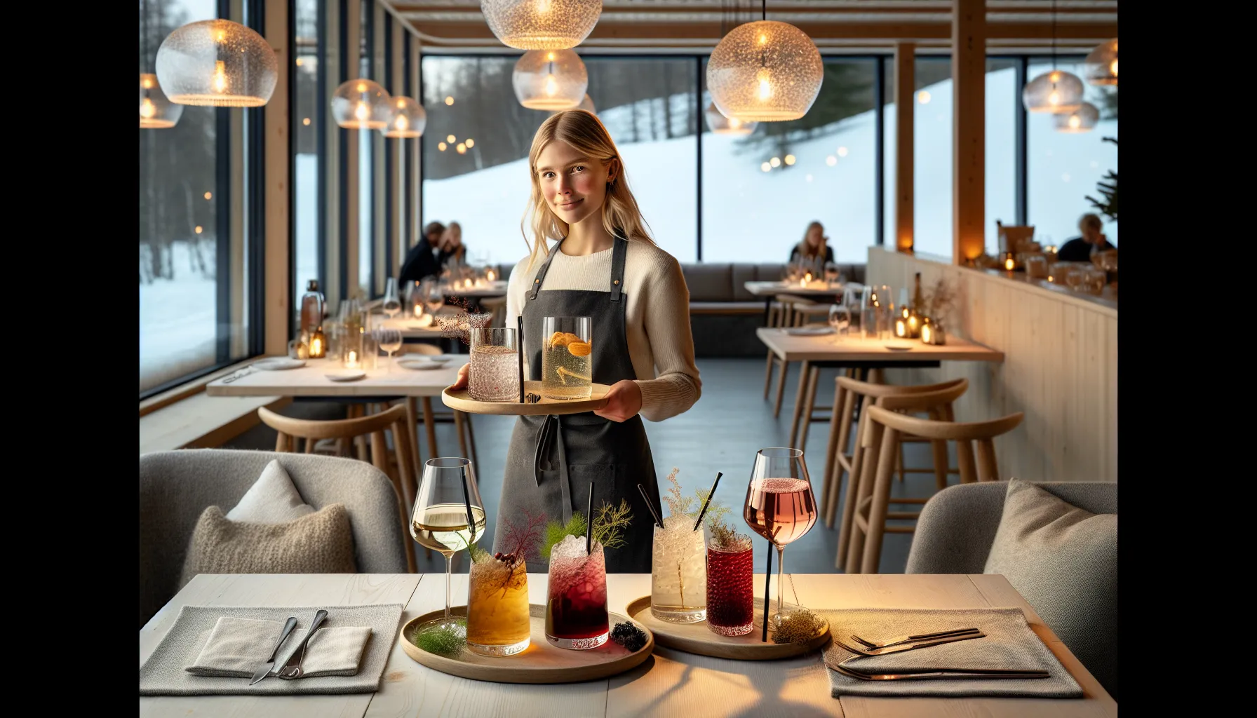 Hvordan velge riktig restaurant for en spesiell anledning 3 Server presents seasonal nordic dishes with wine and alcohol-free pairings.