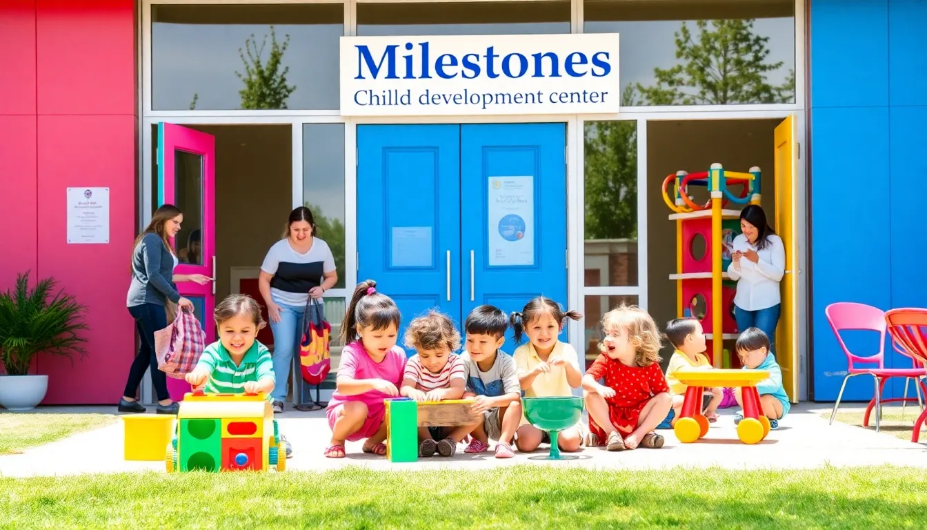 children engaging in play at Milestones Child Development Center.