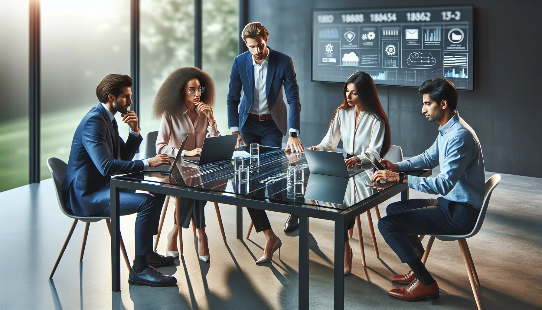 diverse professionals in a training session about 18888664352.