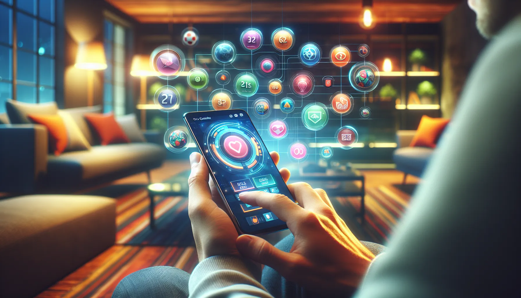 mobile interface of the NetBetOne app in a modern setting.