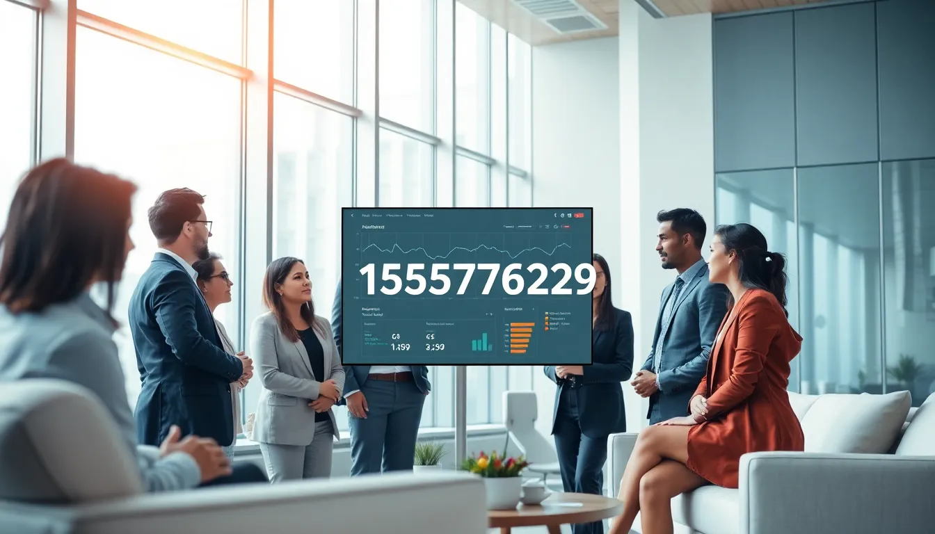 diverse team discussing data analytics in a modern office.
