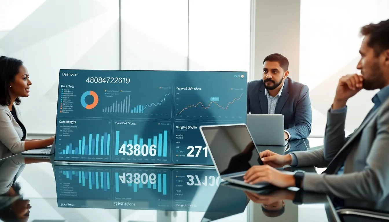 professionals analyzing data related to identifier 4808472619 in a modern office.