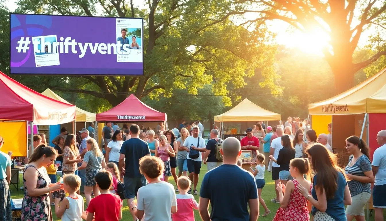 diverse community enjoying a budget-friendly outdoor festival.