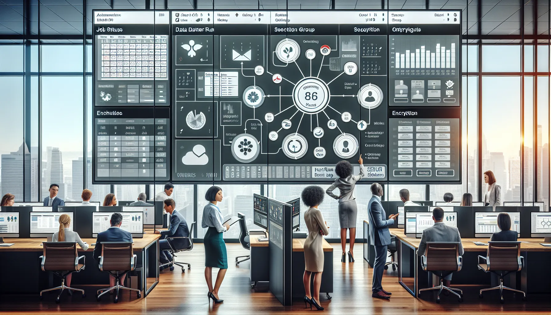 Data team managing automated Tableau report scheduling and delivery on modern dashboards.