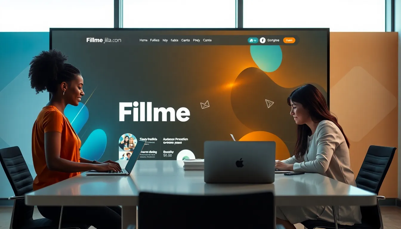 diverse professionals collaborating in a modern workspace.