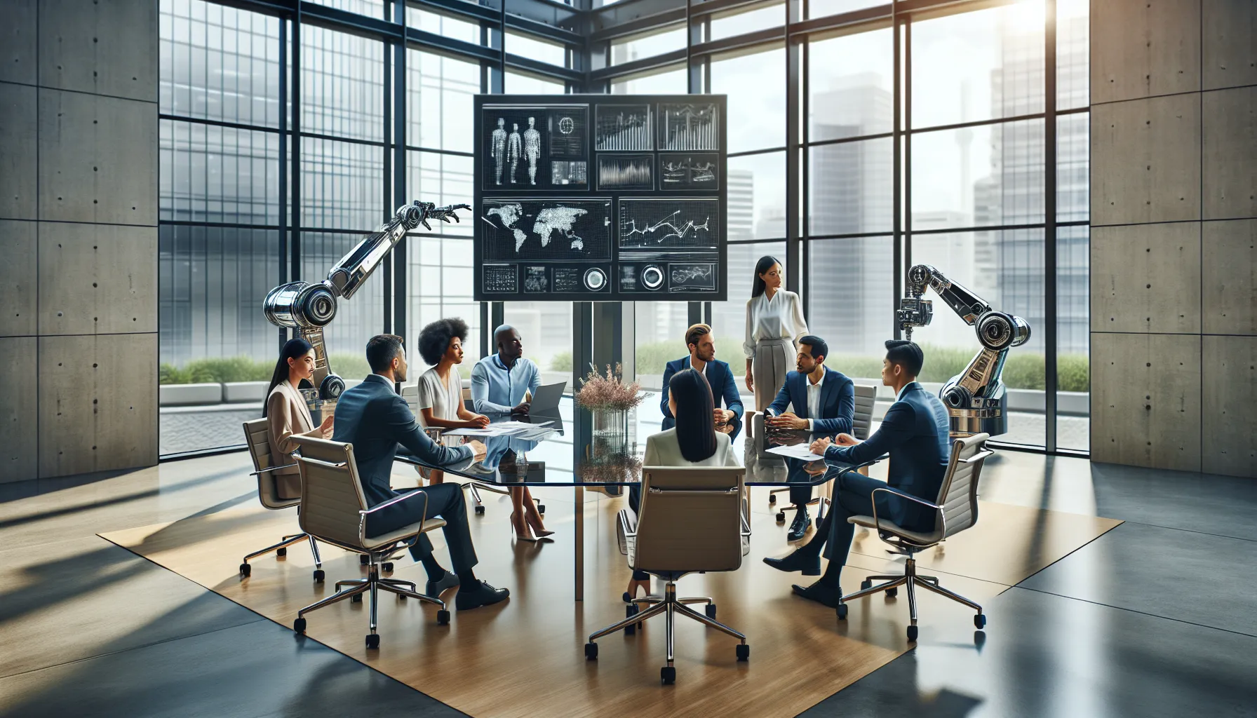 diverse team discussing future trends in ftasiamanagement tech.