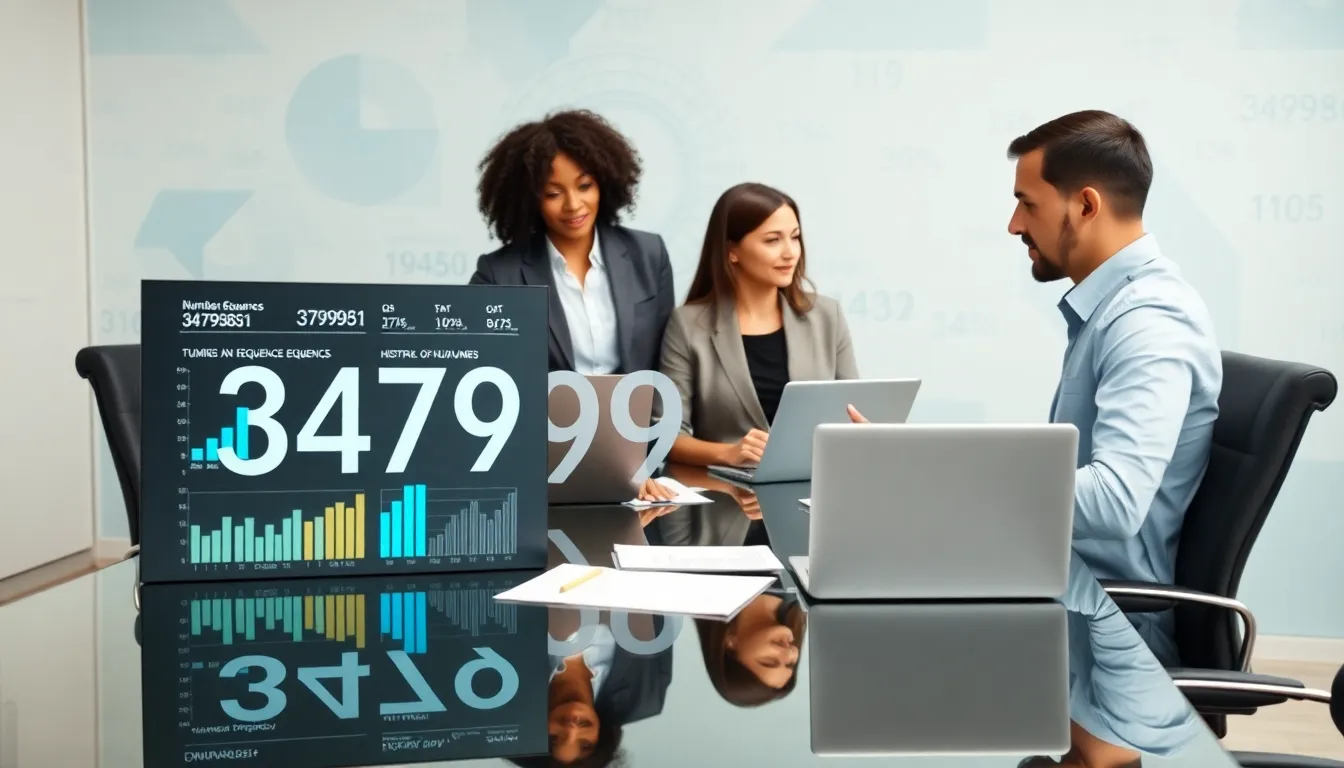 professionals analyzing the significance of the number 3479980831.