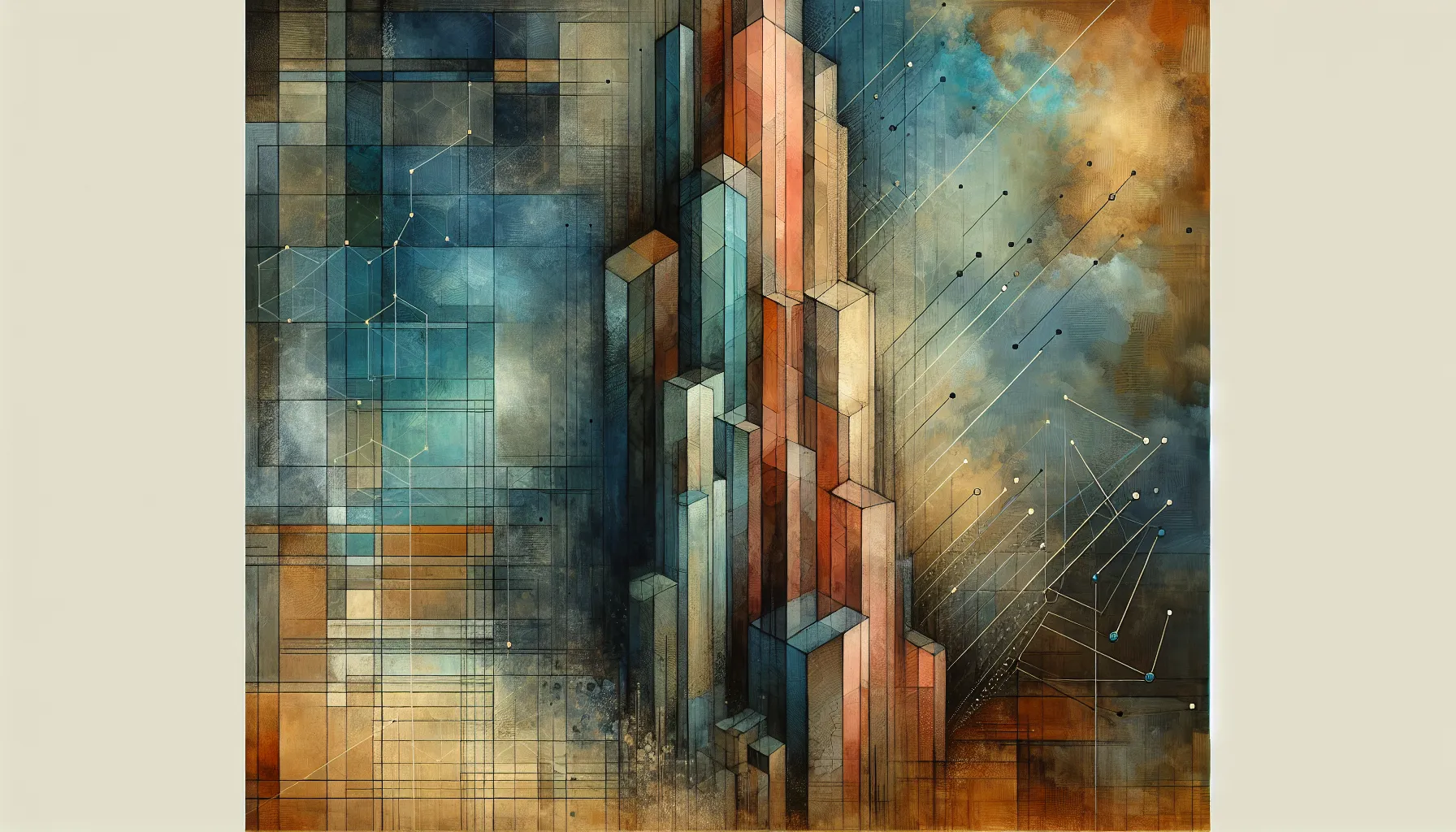 Abstract shapes suggesting institutional vs individual responsibility and financial risk.