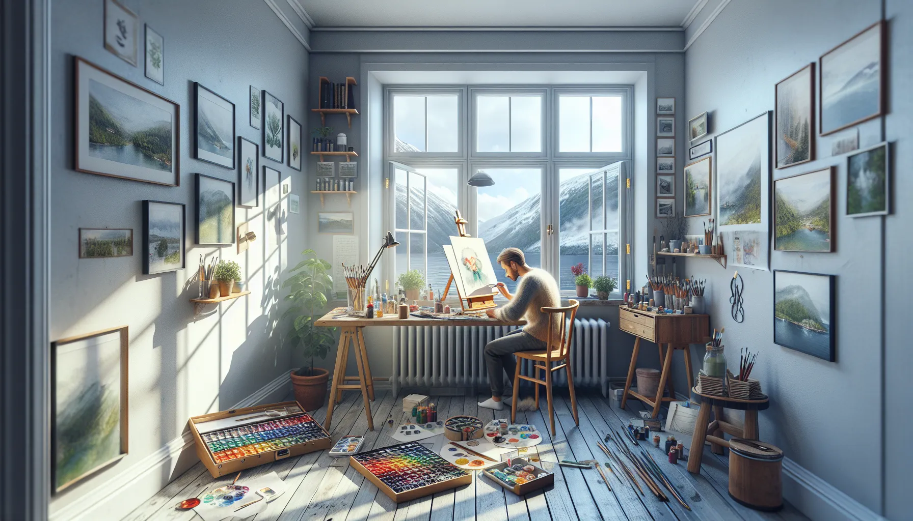 Slik kommer du i gang med maling som hobby – tips for nybegynnere 3