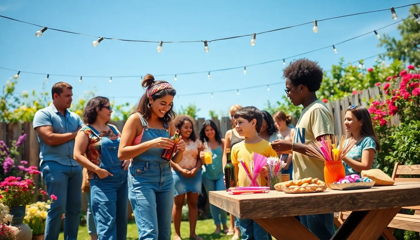 a community gathering focused on DIY decorations and affordable celebrations