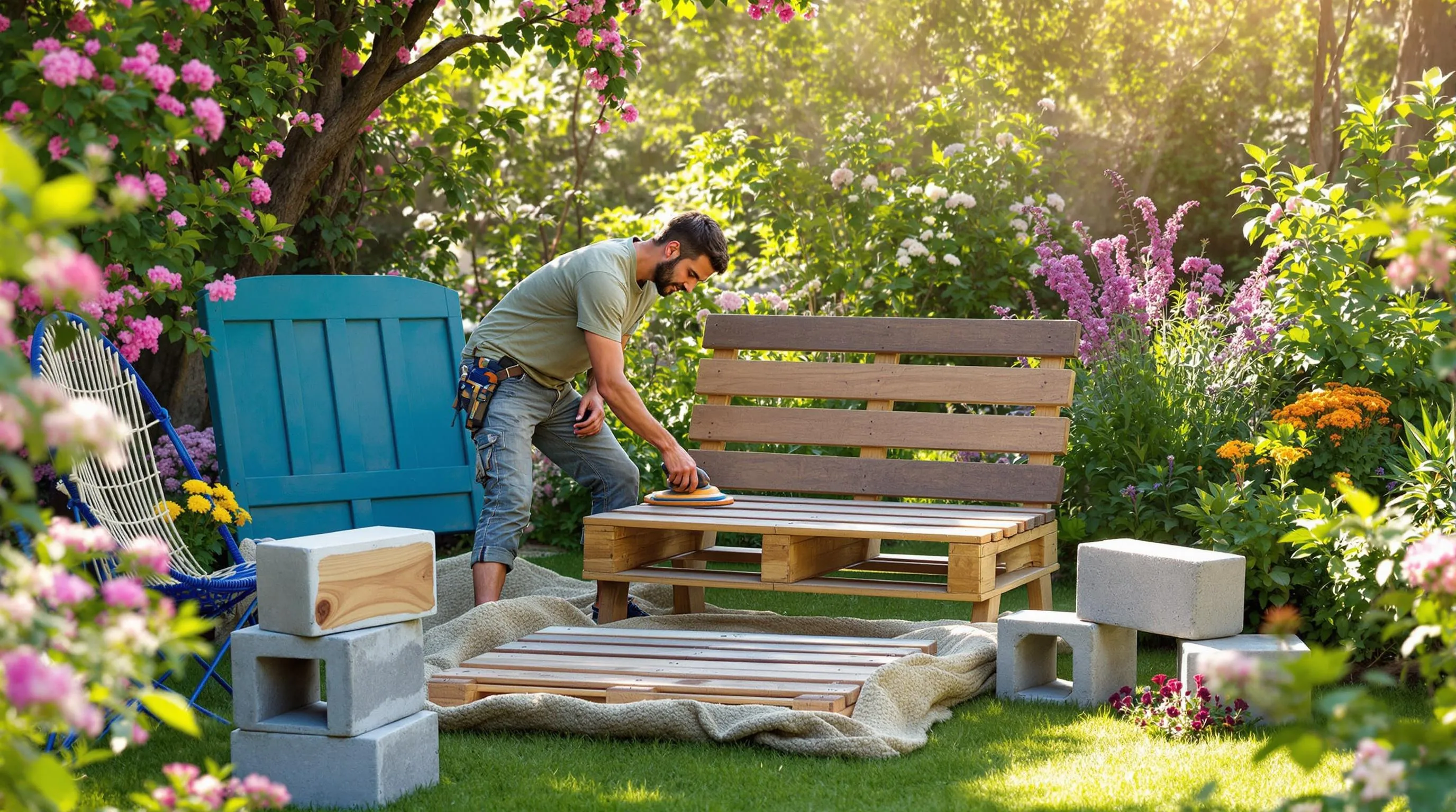 15 Stunning Garden Bench Ideas to Transform Your Outdoor Space 6