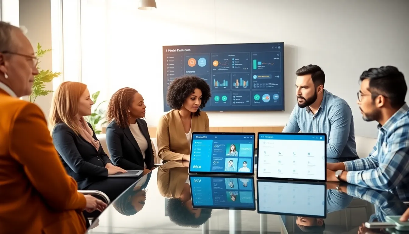 diverse team discussing Pgotoacom features in a modern workspace.