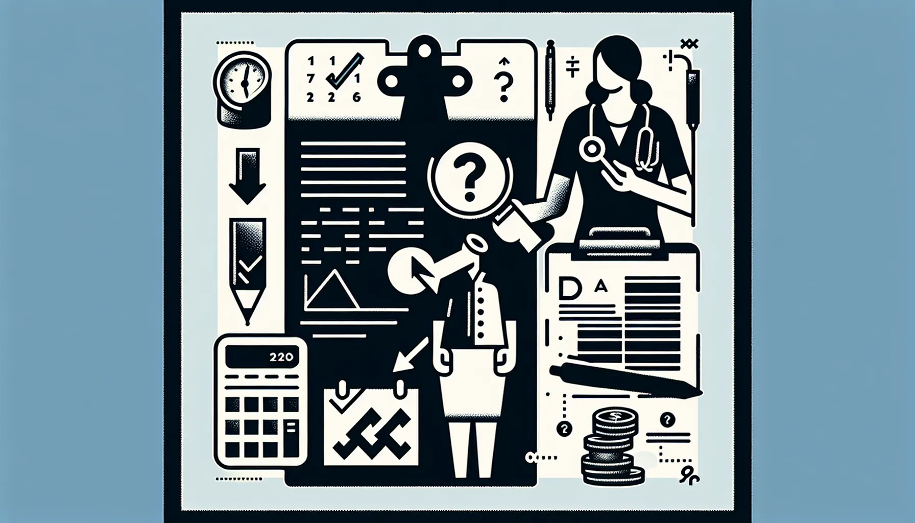Veterinarian examining a contract with calendar, shrinking coins, and a clawback claw.