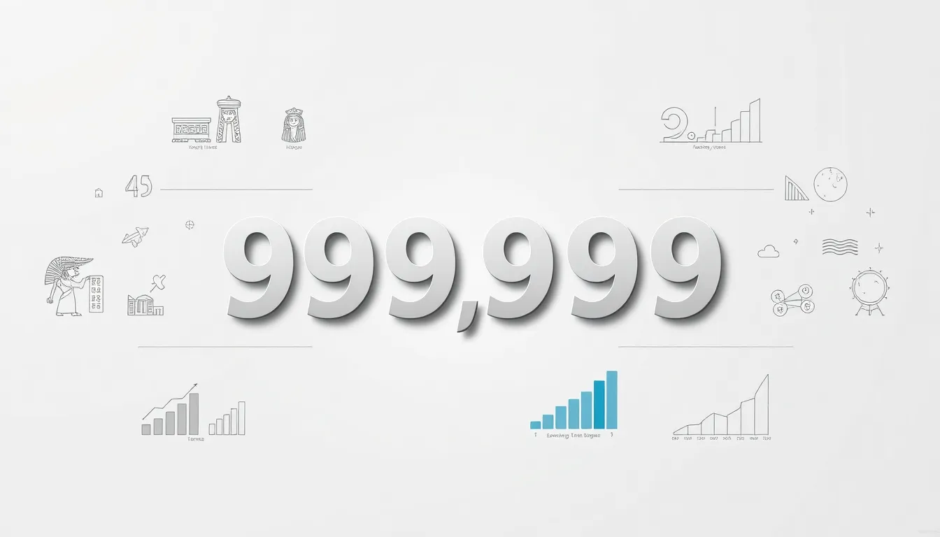 an infographic displaying the significance of large numbers.