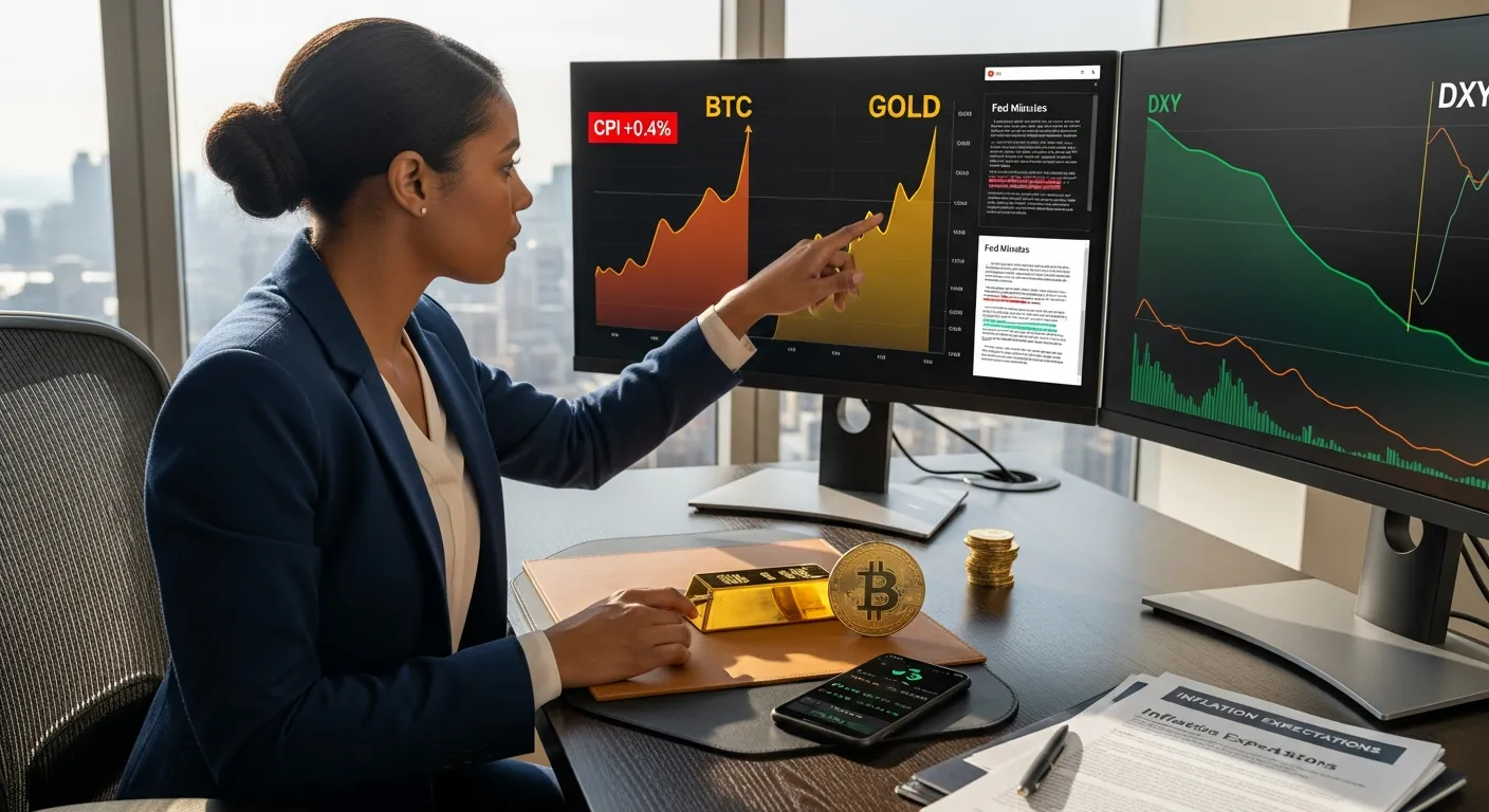 Bitcoin and gold prices are rising