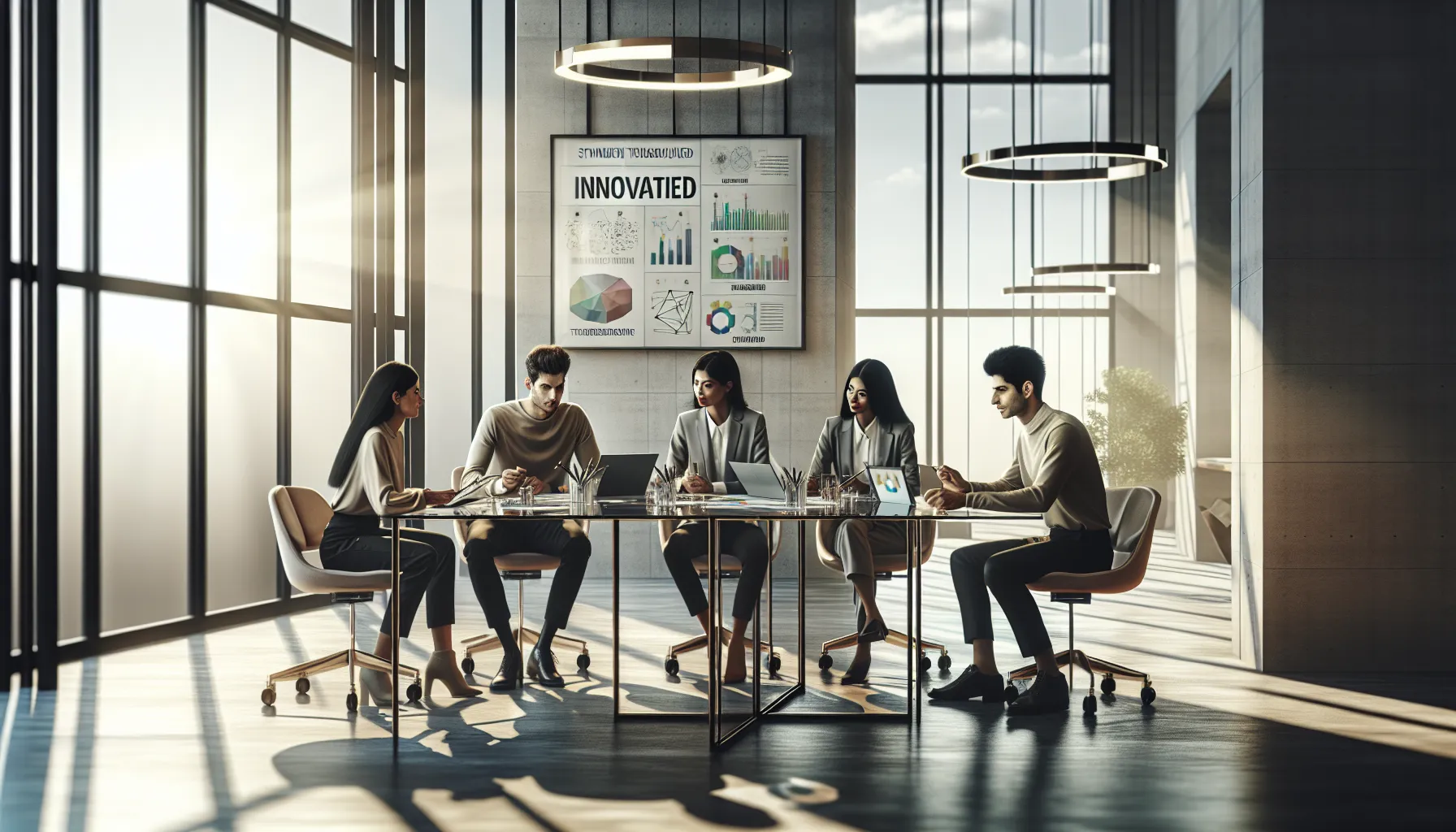 diverse team brainstorming in a modern office about Jykfqycbv.