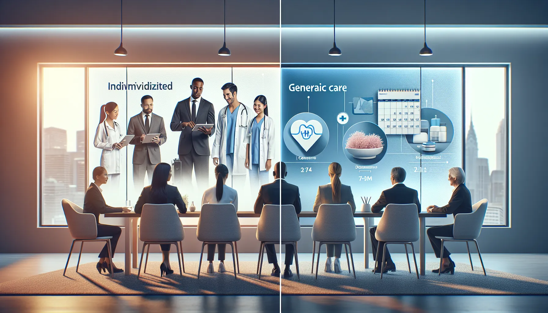 comparison of Esk Care and competitors in a professional setting.