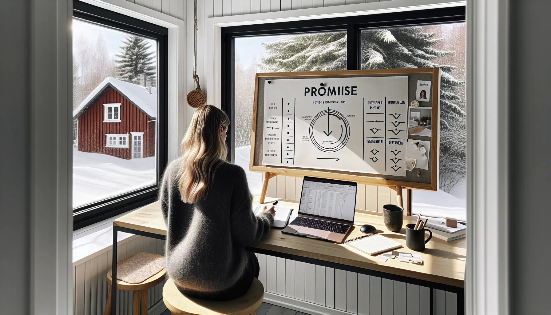 Course creator writes a clear value promise and module plan in norway.