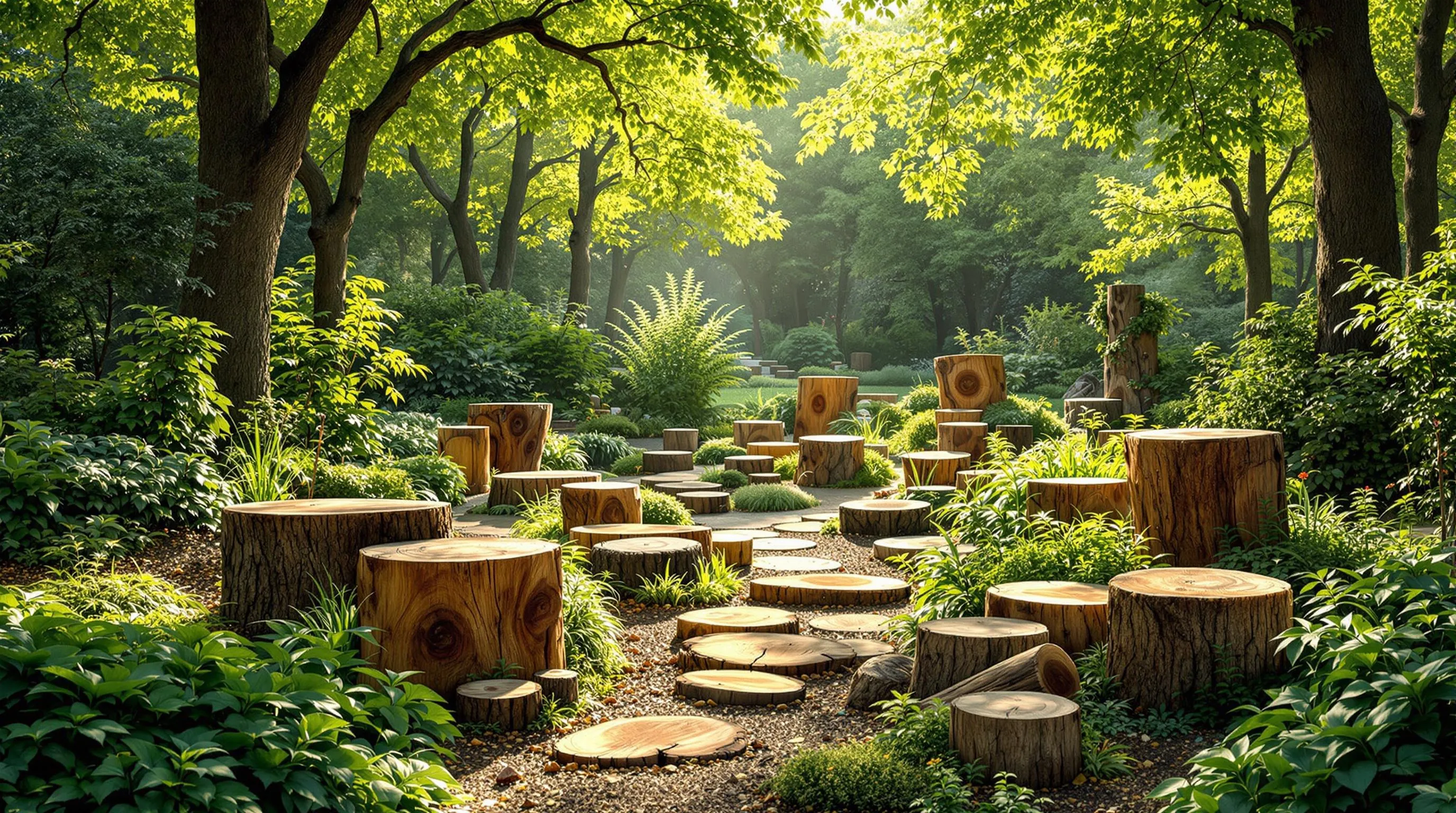 15 Enchanting Stumpery Garden Ideas to Transform Your Outdoor Space 4 h T7ZCD