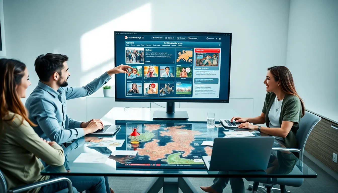 diverse gamers collaborating around a modern workspace on CK2Generator.com.