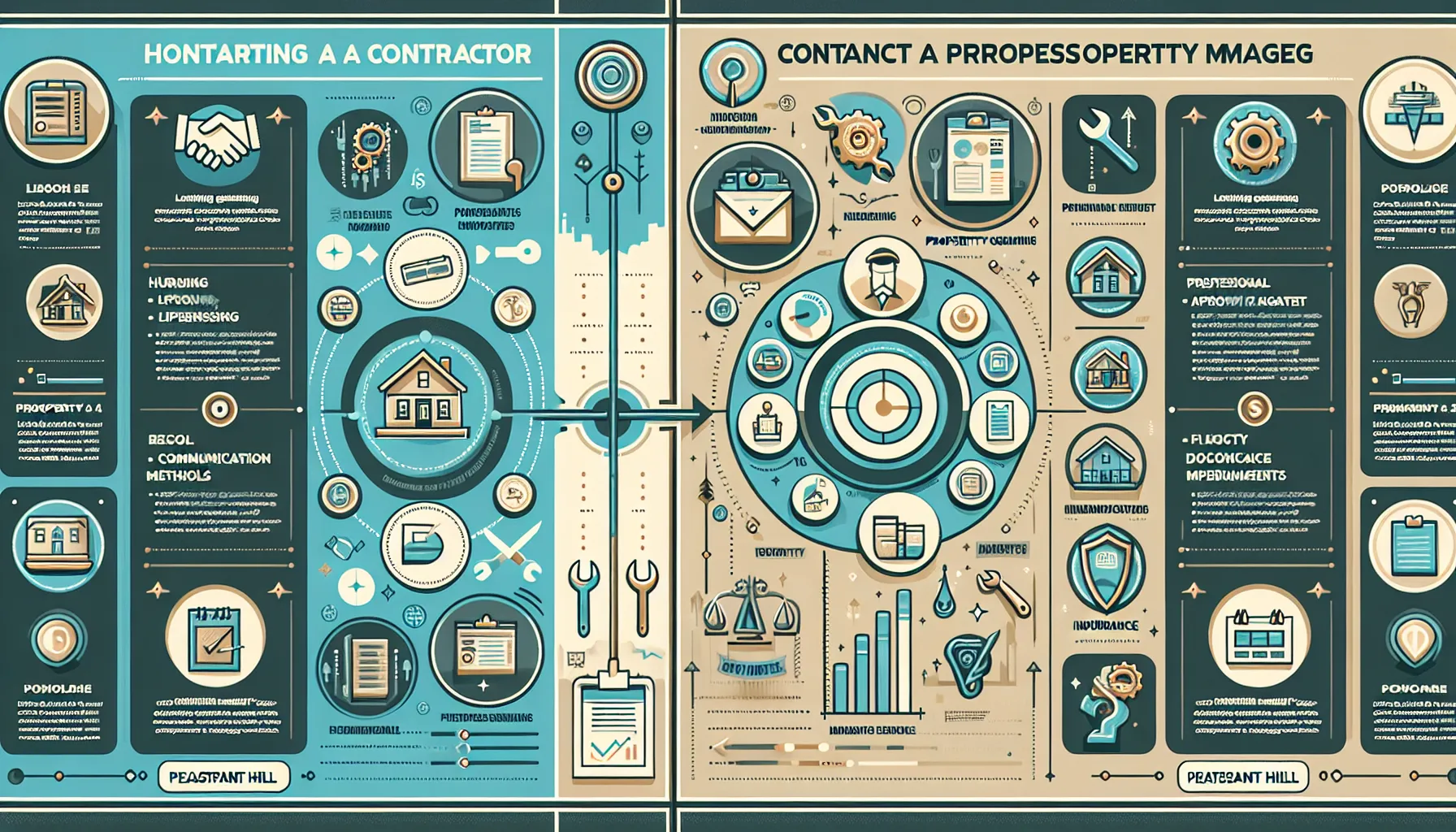 comparison chart of contractor selection and property management for Pleasant Hill upgrades
