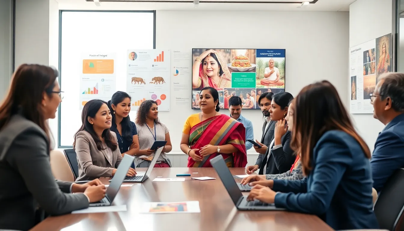 diverse team discussing the cultural significance of नेपालिचिकाइ.