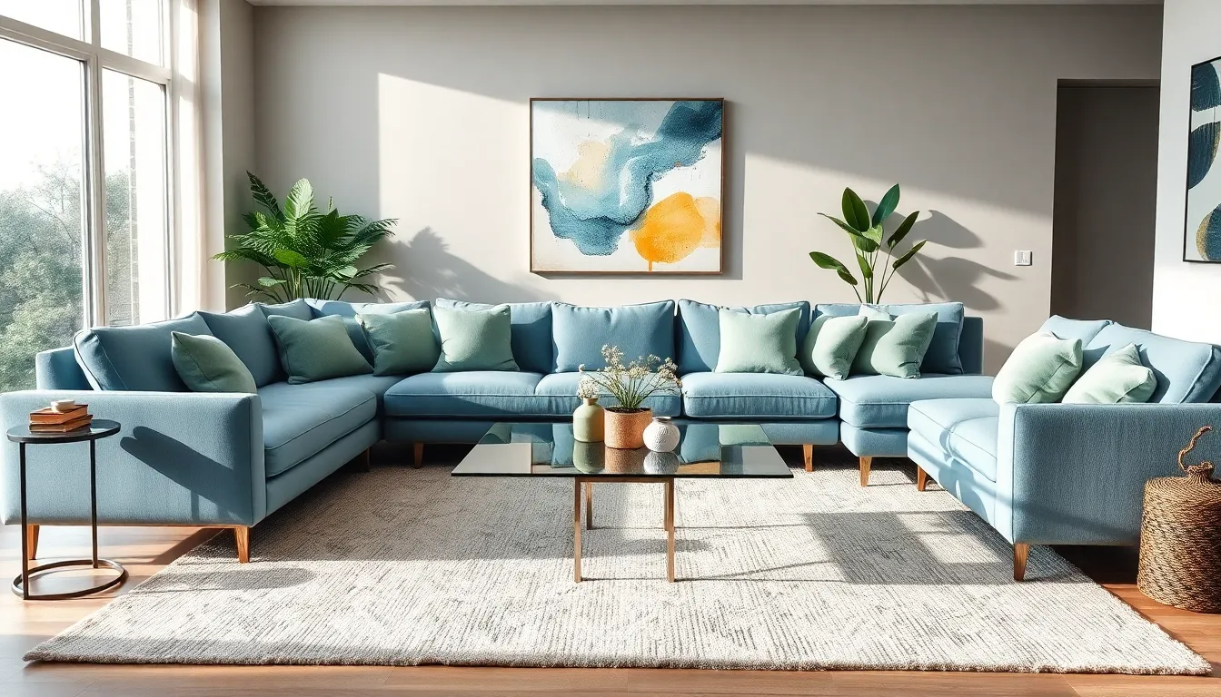 Modern living room showcasing harmonious decor design elements.