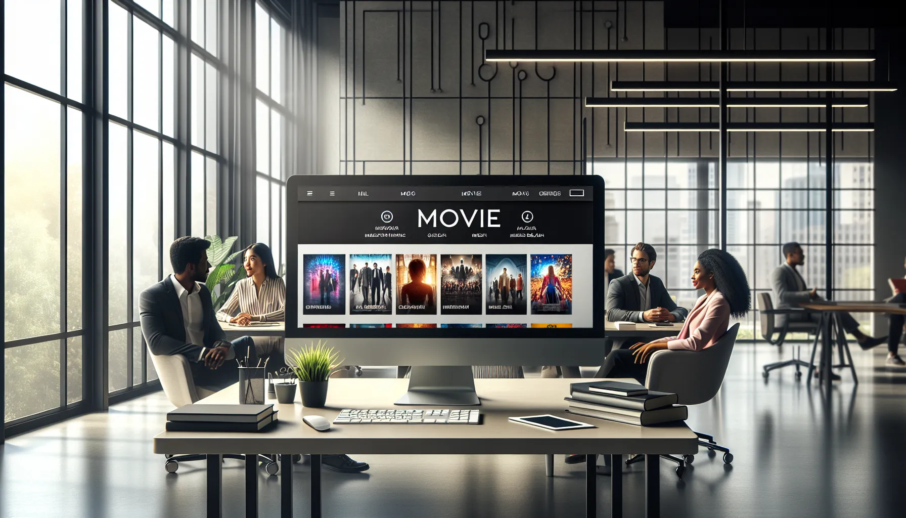 computer screen displaying the user-friendly interface of FilmyJila.com.