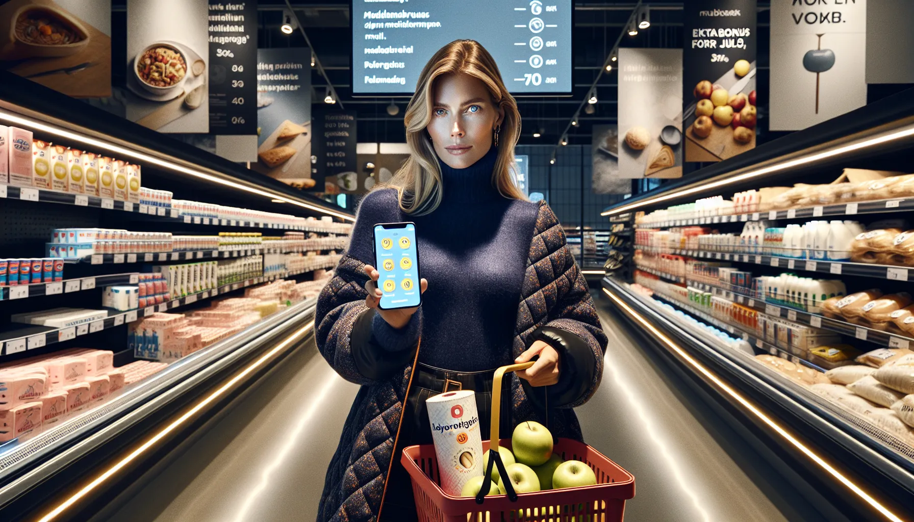 Slik kan du spare penger på dagligvarer med medlemsklubber 3 Shopper compares member prices and coupons on a norwegian grocery loyalty app.