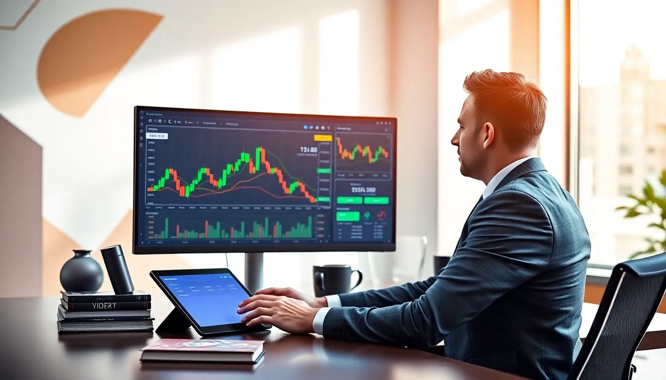 professional analyzing Bitclassic.org on a modern workspace.
