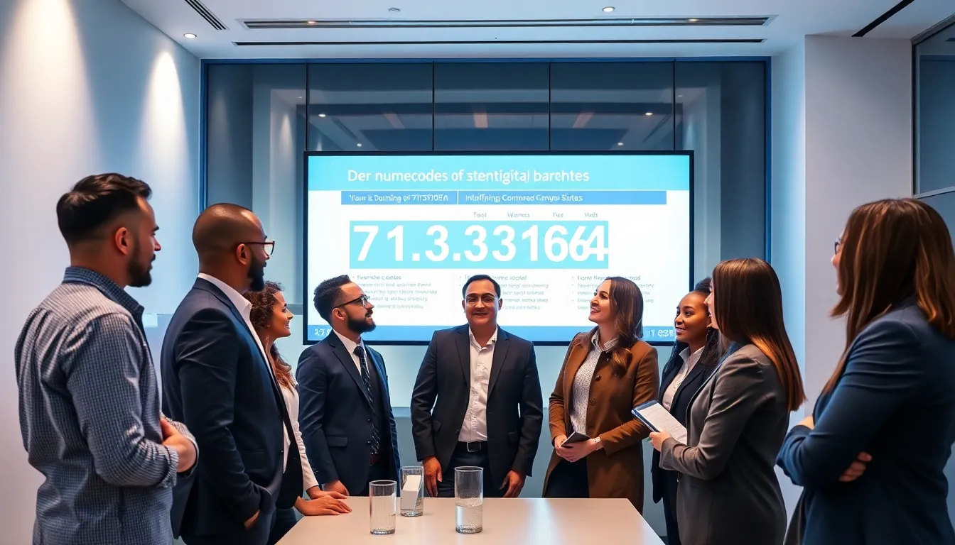 diverse team discussing digital marketing strategies in a modern office.