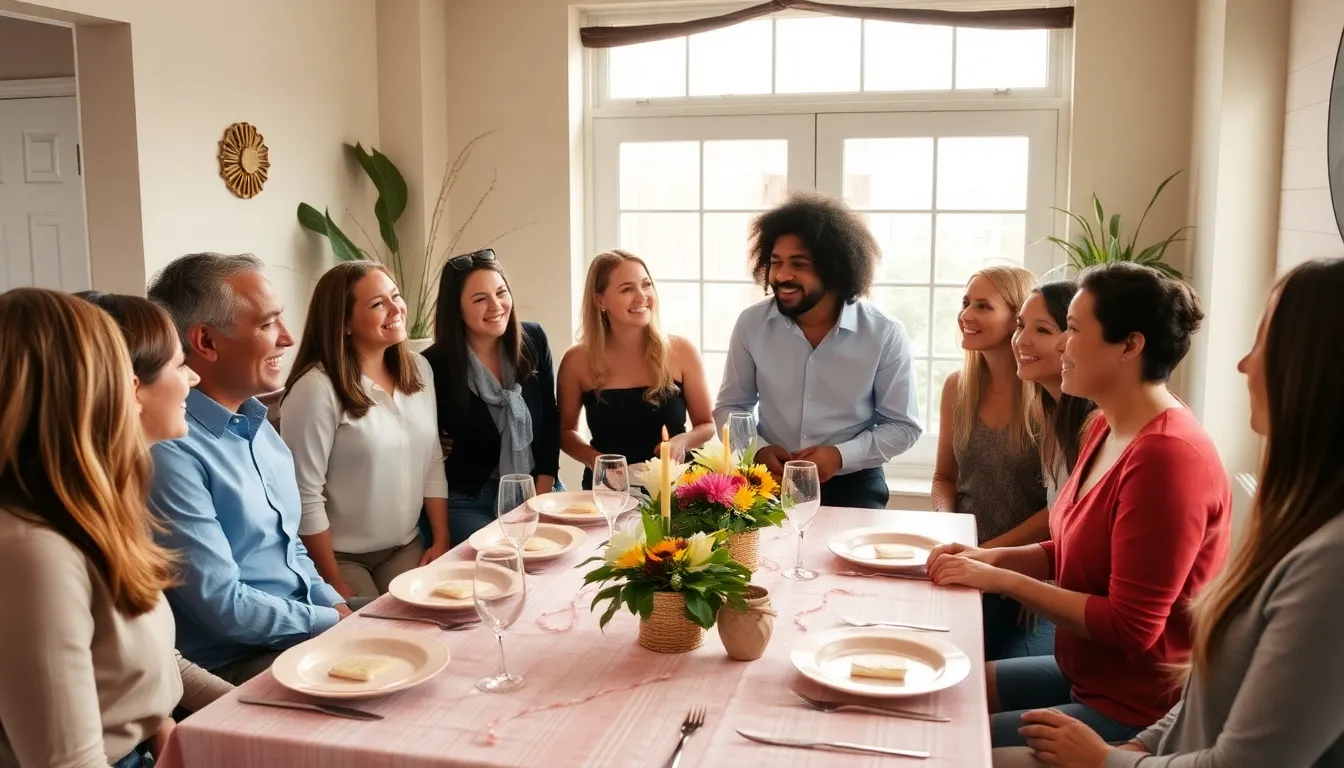 diverse group celebrating at a budget-friendly birthday event.