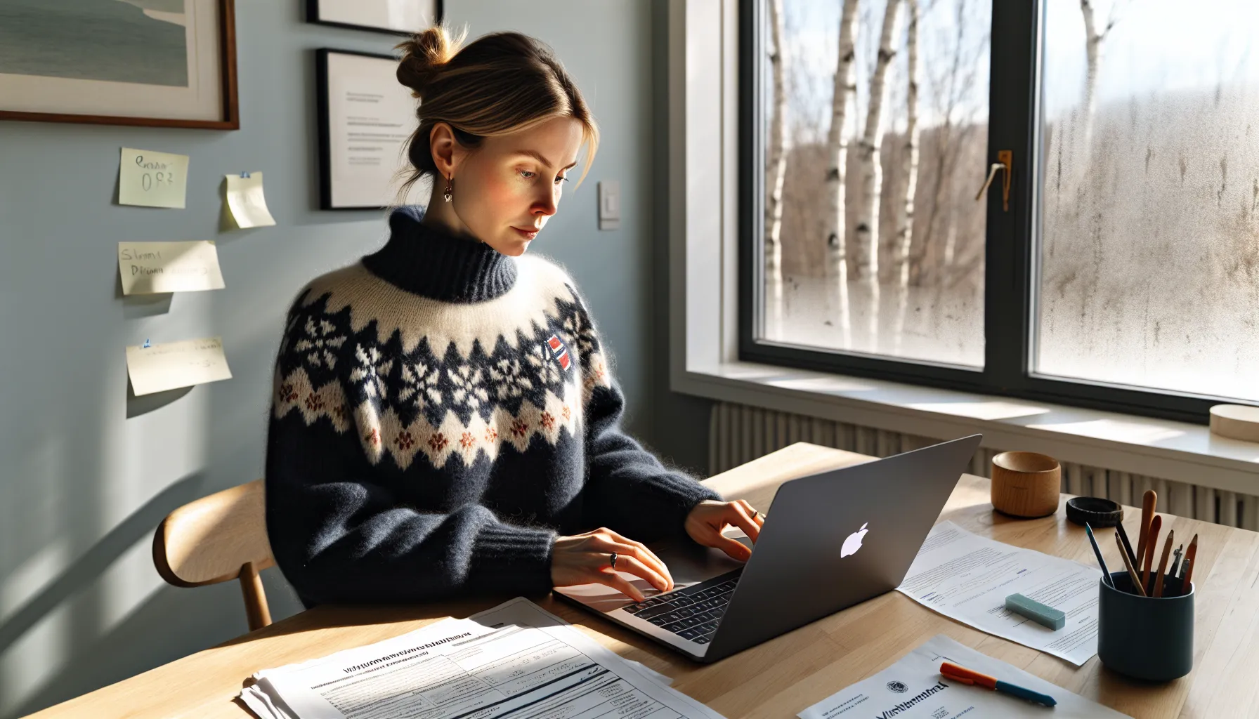 Norwegian applicant uploads documents for kindergarten teacher program via Samordna opptak.