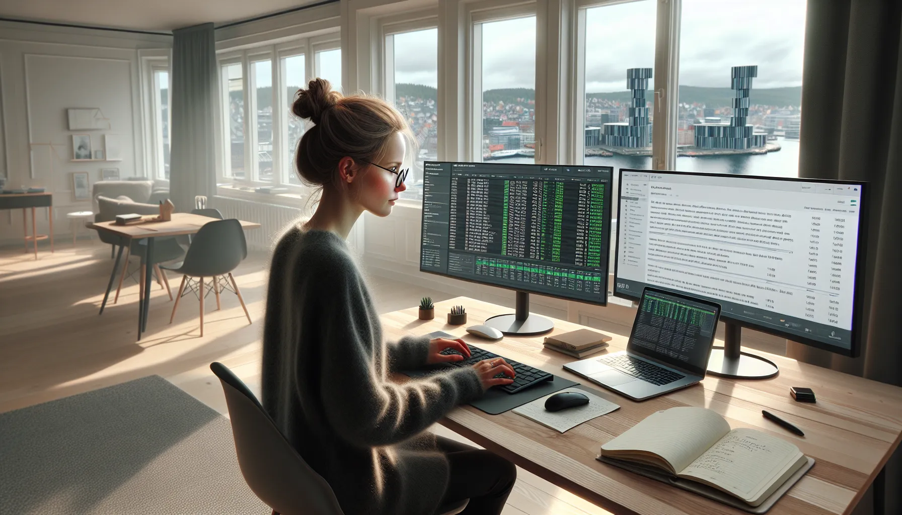 Hvordan tjene penger på å være en frilans oversetter 3 Norwegian freelance translator uses cat tools and qa checklist in oslo office.