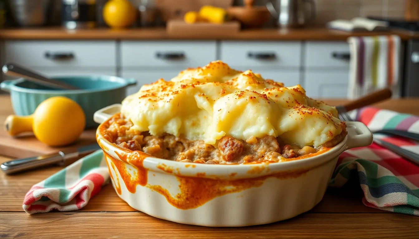 Easy Ground Beef Shepherd's Pie Recipe - Perfect Comfort Food in 60 Minutes 8 Easy Ground Beef Shepherd's Pie Recipe - Perfect Comfort Food in 60 Minutes 7