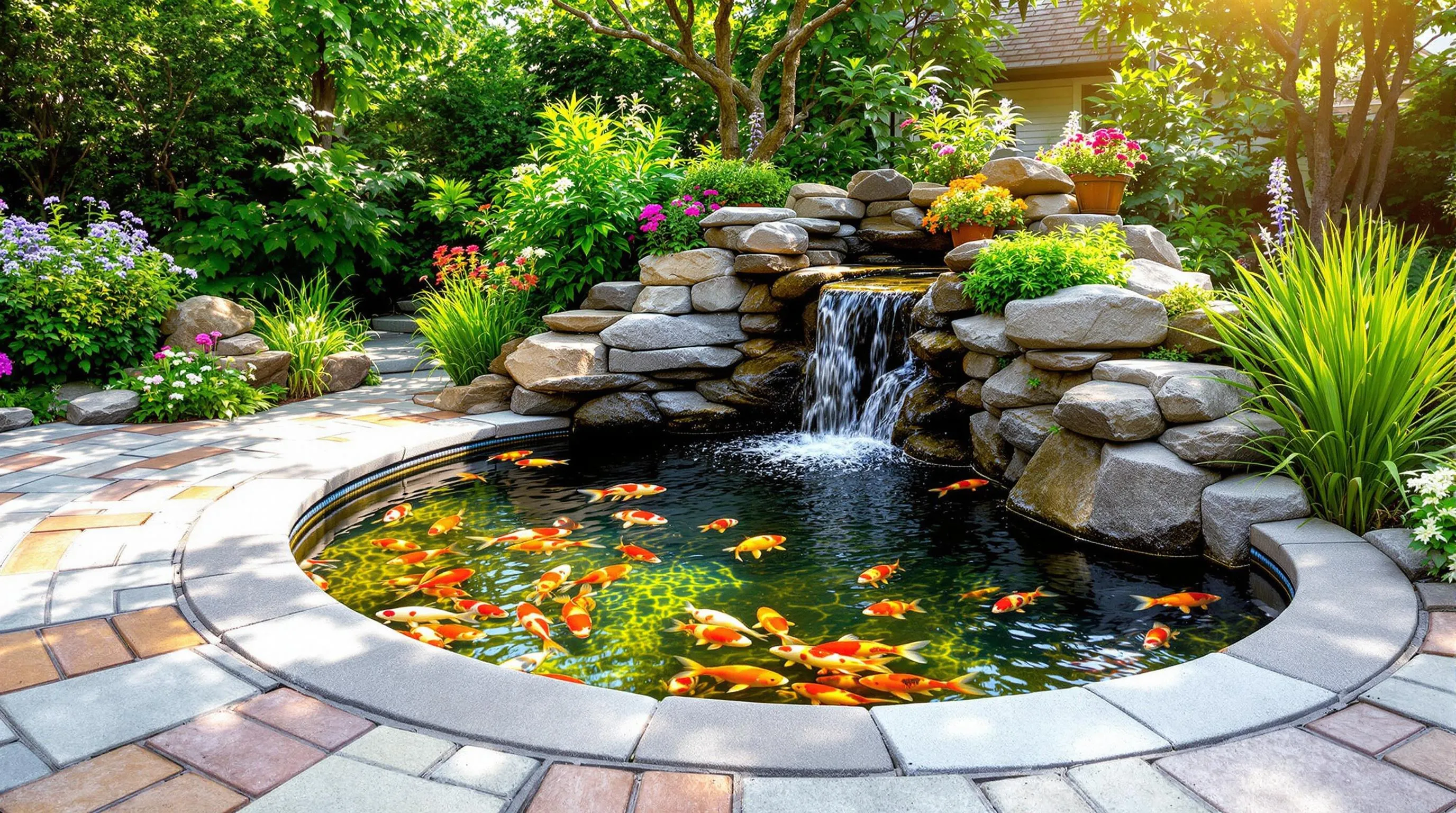 15 Stunning Koi Pond Ideas to Transform Your Backyard into a Peaceful Oasis 7
