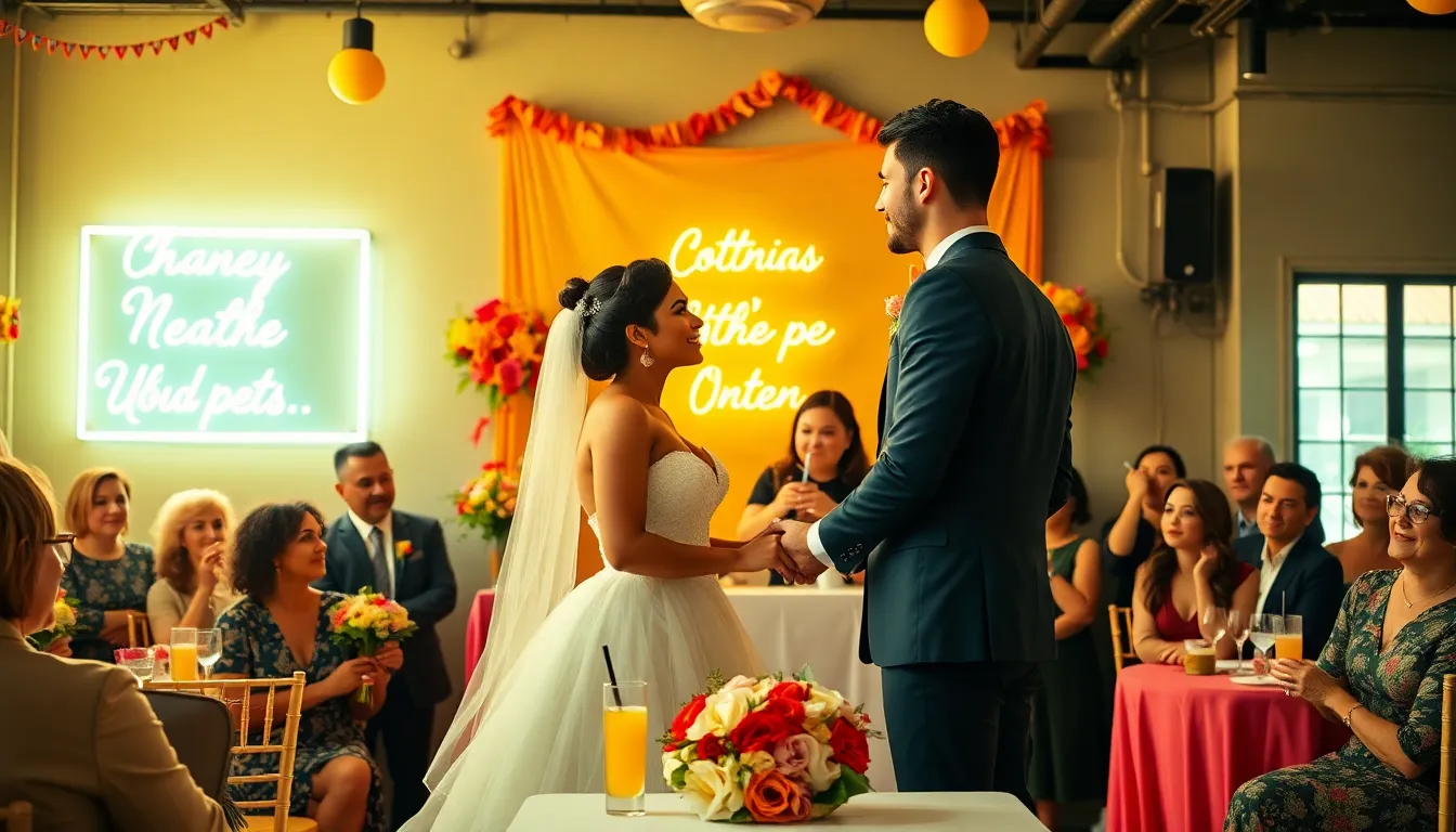 couple celebrating a personalized and unique wedding ceremony.