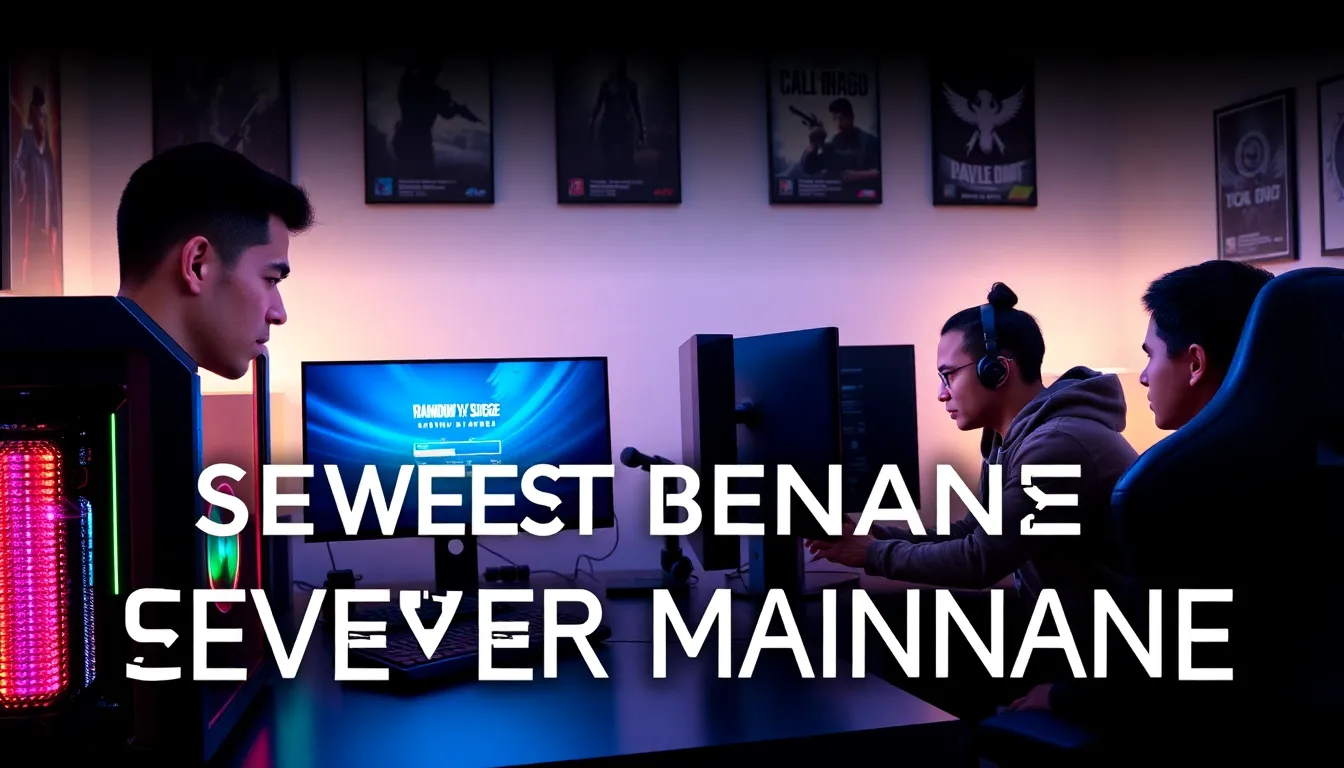 diverse gamers waiting in a modern setup during server maintenance.