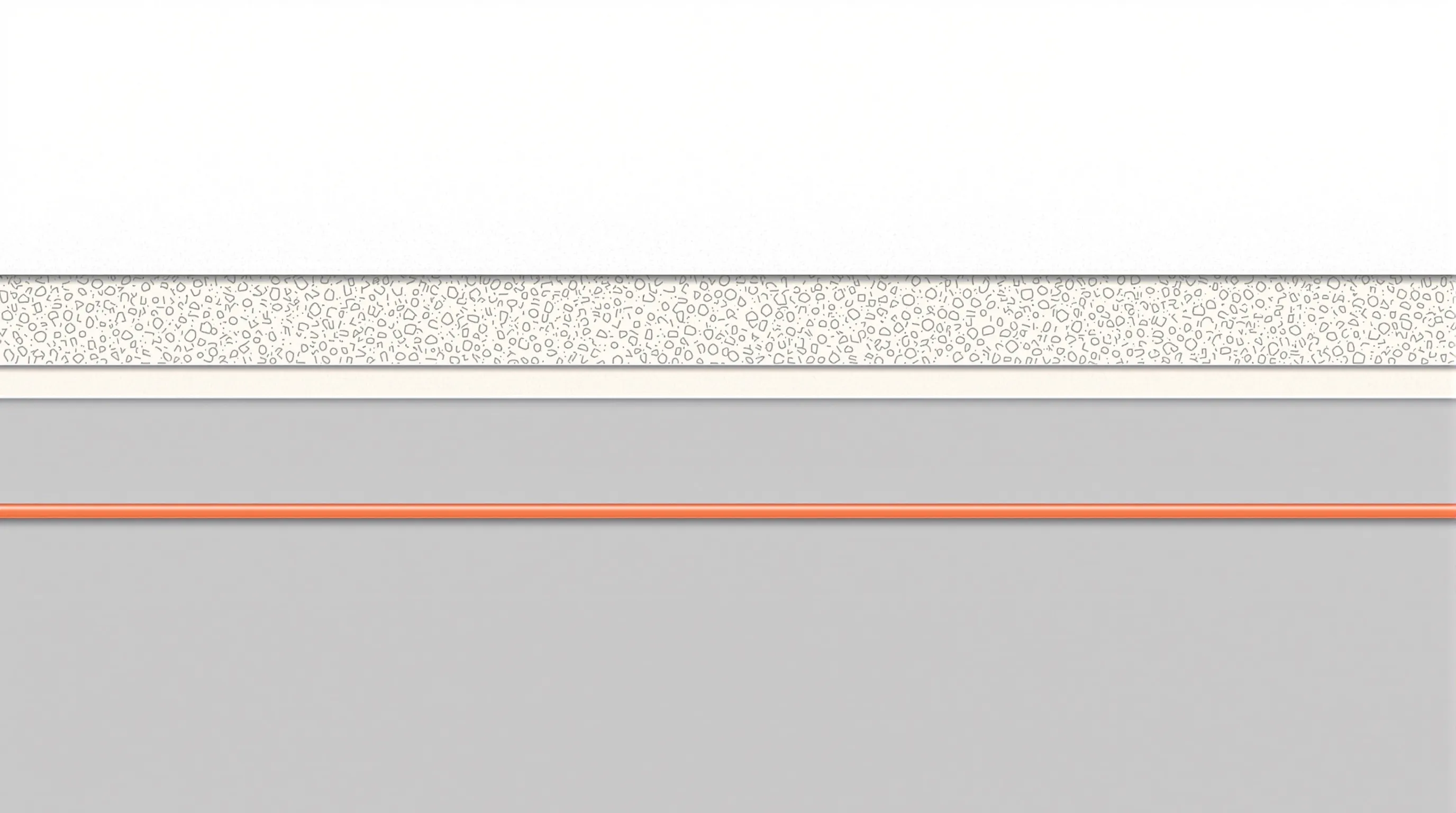 Minimal cross-section diagram of screed layers over underfloor heating pipe.