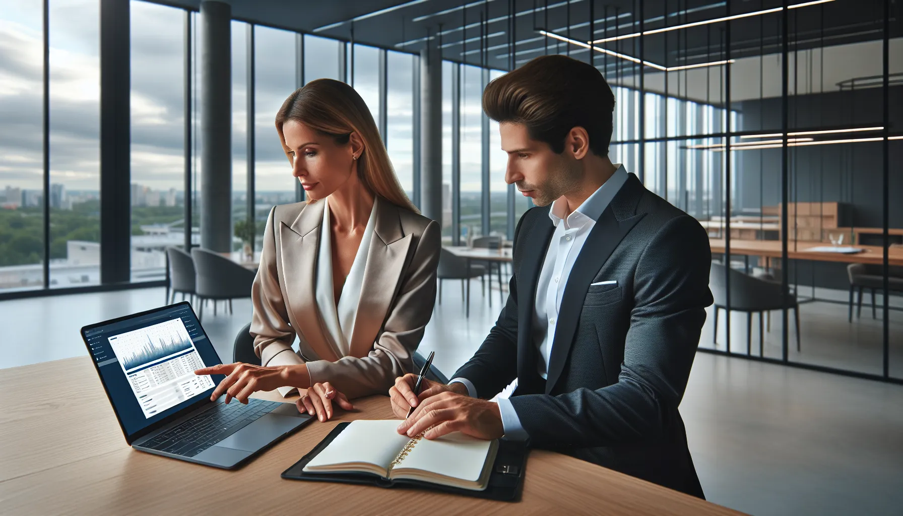 professionals discussing phone number verification in a modern office.
