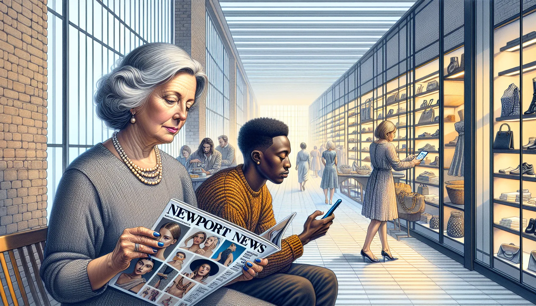 consumers reflecting on the transition from catalogs to online shopping.