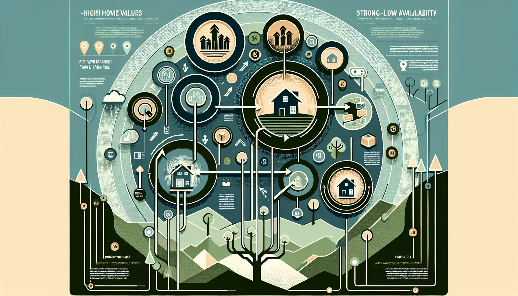 infographic showing key features of the Orinda real estate market