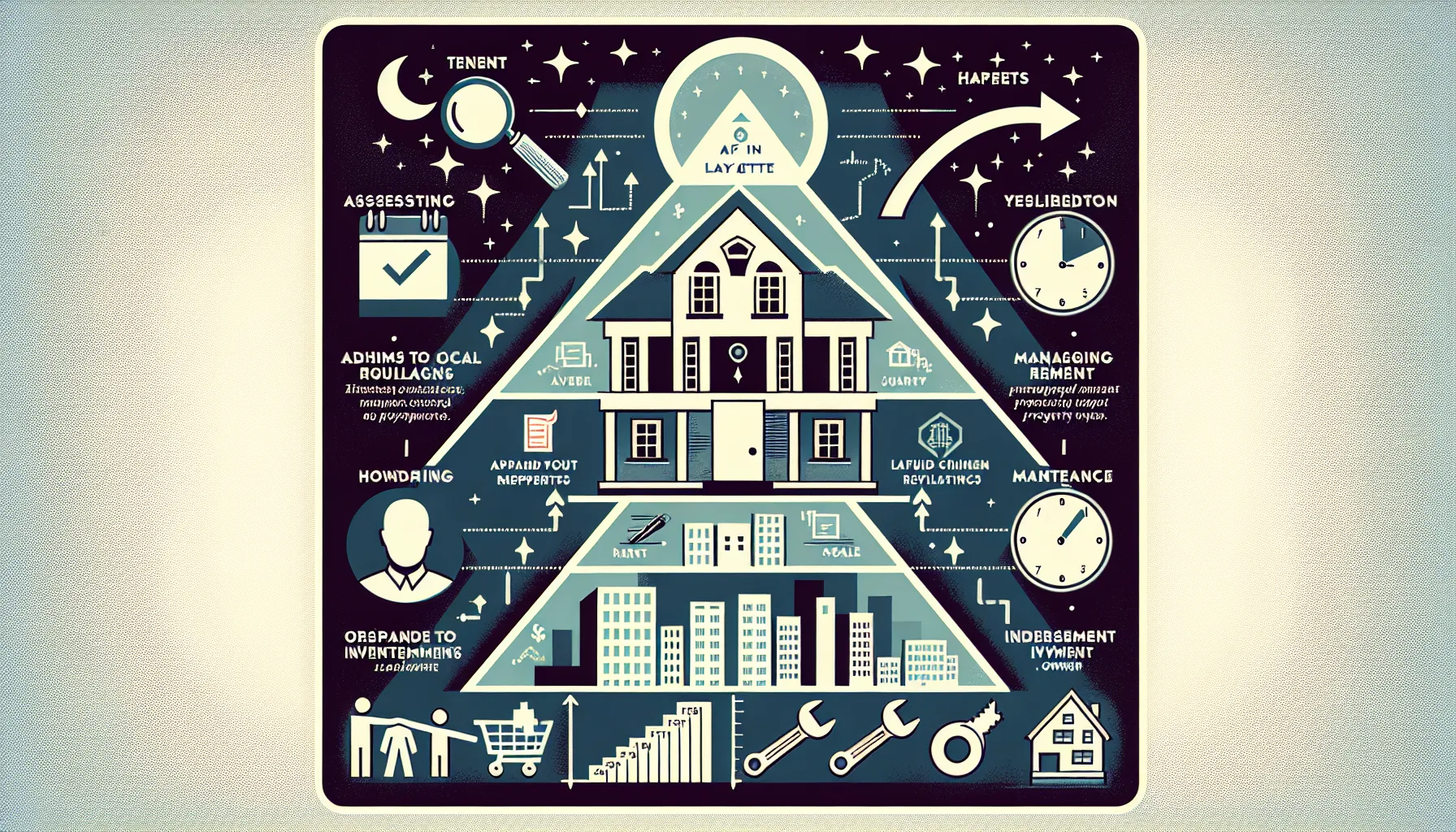 overview diagram of Lafayette property management services and benefits